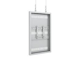 M Pro Series Enclosure 43" Wire Slim Small White