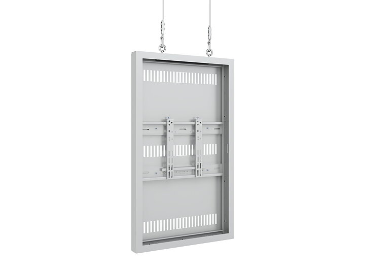 M Pro Series Enclosure 43" Wire Slim Small White