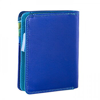 Medium Wallet  Zip around purse, 10x 17x9 cm- Seascape