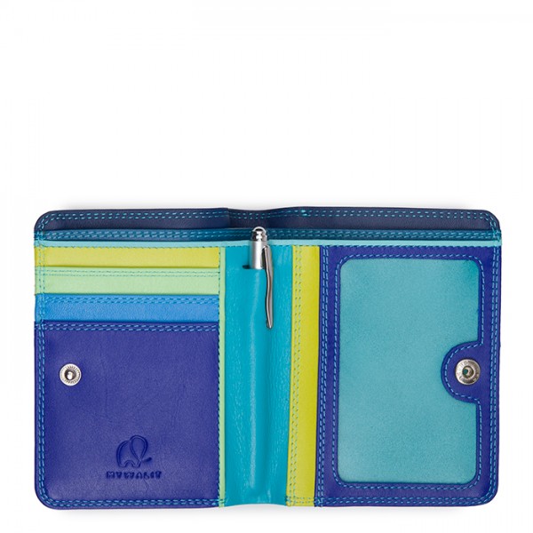 Medium Wallet  Zip around purse, 10x 17x9 cm- Seascape - 2