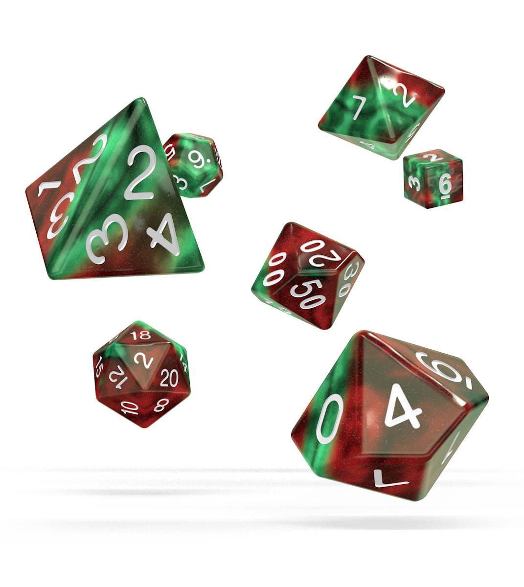 Oakie Doakie Dice RPG Set Gemidice - Bloody Jungle (7) - 2