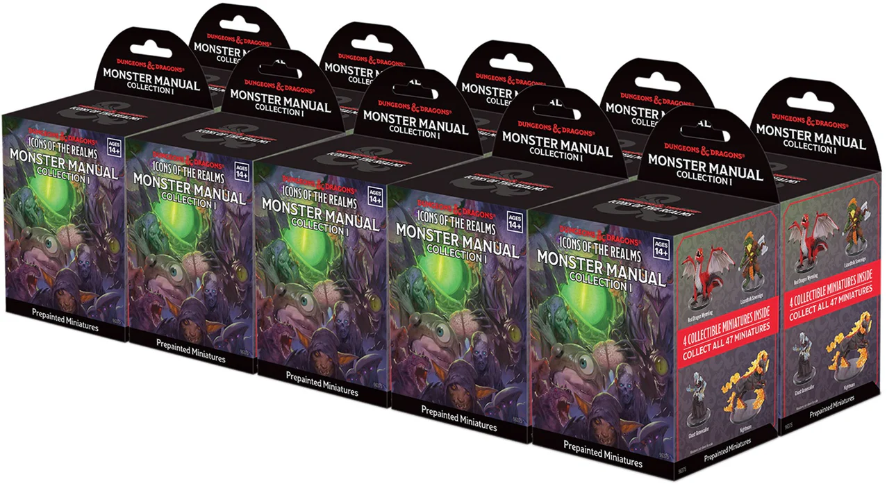 D&D Icons of the Realms: Monster Manual Collection Booster Brick (10)