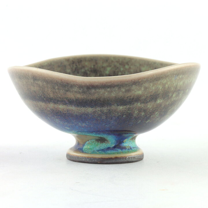  Berndt Friberg (1960s) Unique Triangular Aniara Bowl 6 cm