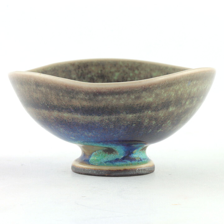  Berndt Friberg (1960s) Unique Triangular Aniara Bowl 6 cm