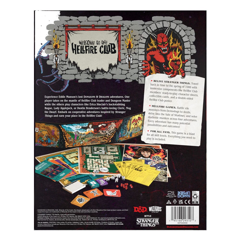 Dungeons & Dragons Board Game Stranger Things: Welcome to the Hellfire Club - 2