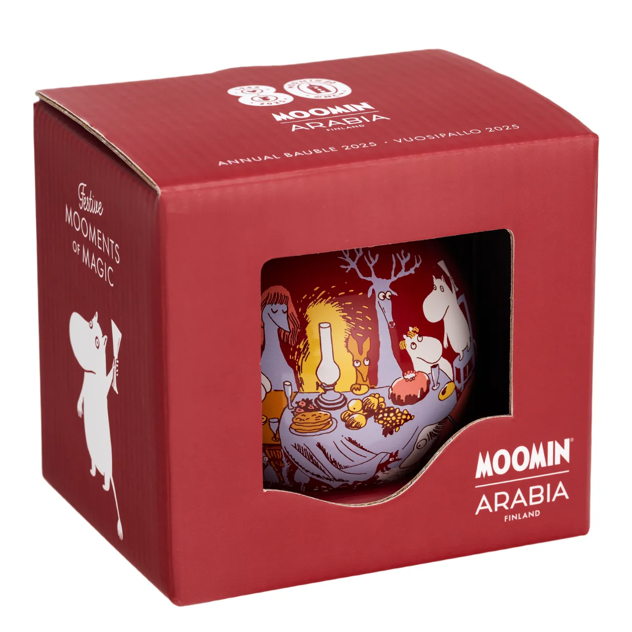 Mumin Årskula 8 cm - Festliga Stunder, 2025 - 3