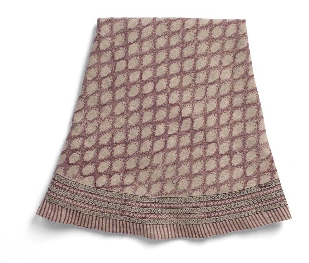 Chamois Rund Linneduk Cypress Rose - 220cm