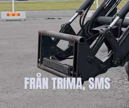 Adapter Från Trima, SMS på lastare.