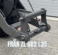 Adapter Från ZL602, L30, L35 på lastare