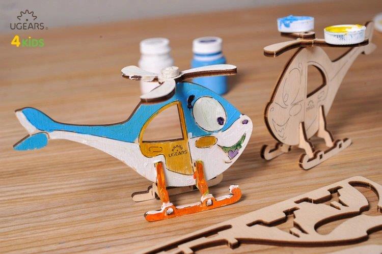 Ugears Helikopter - 4Kids - 7