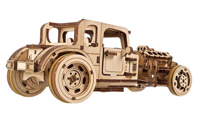 Ugears Hot Rod Furious Mouse - 7