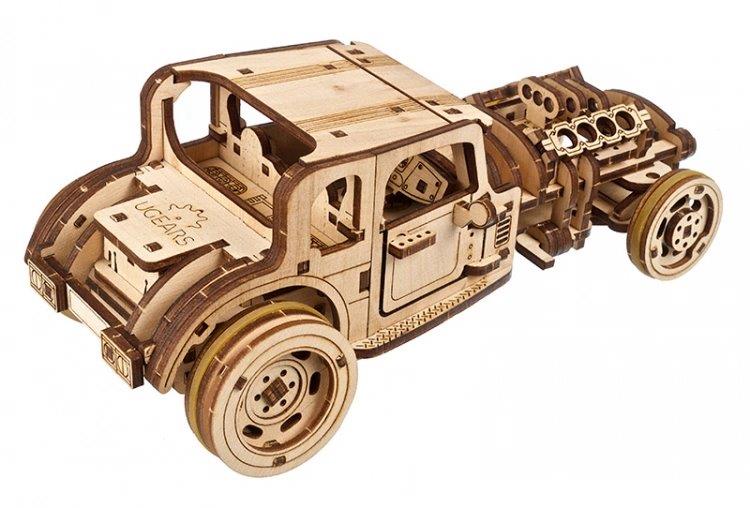 Ugears Hot Rod Furious Mouse - 9