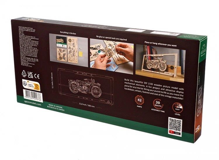 Ugears Indie Moto 2.5D Puzzle* - 7