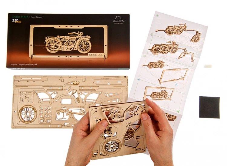Ugears Indie Moto 2.5D Puzzle* - 10