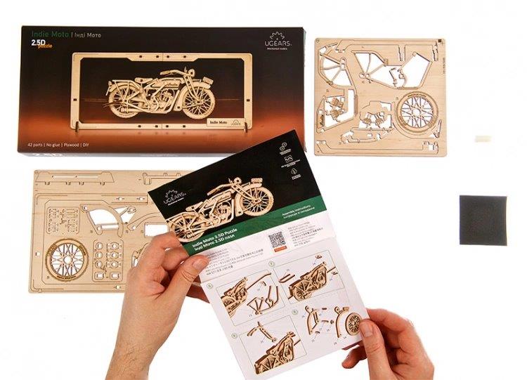 Ugears Indie Moto 2.5D Puzzle* - 9
