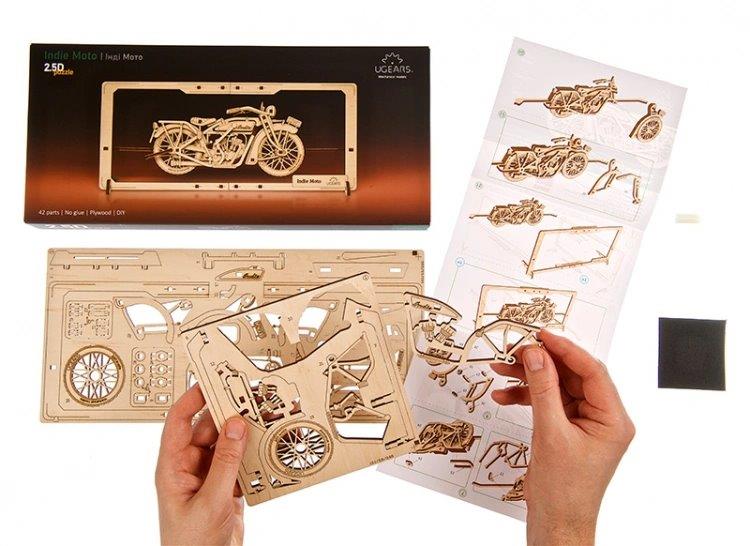 Ugears Indie Moto 2.5D Puzzle* - 11