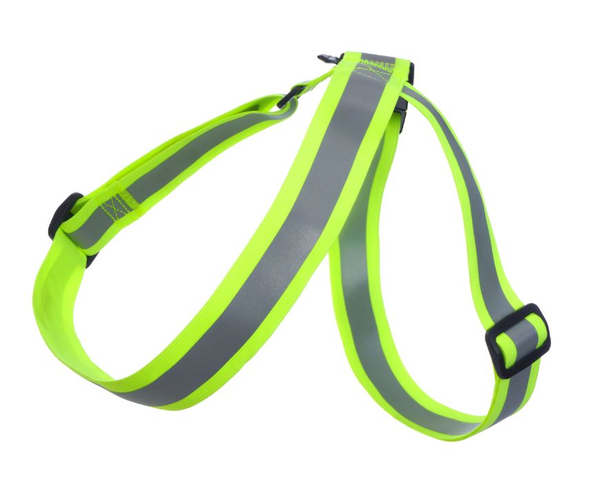 Rukka Pets Note Body Band Reflective Band Dog - Neon Yellow