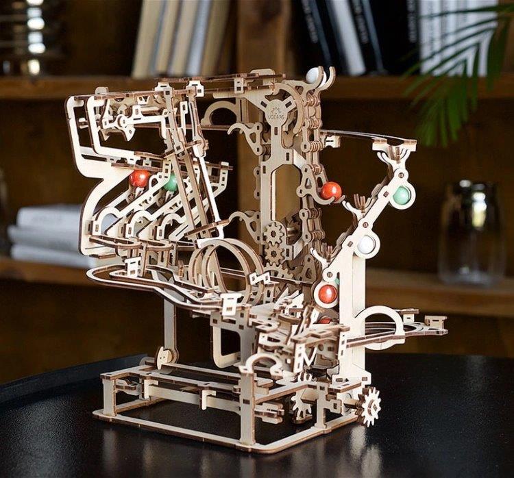 Ugears Marble Run Chain Hoist (Marble - 1) - 12