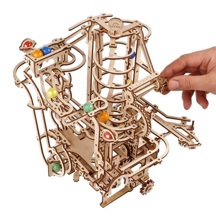 Ugears Marble Run Spiral Hoist (Marble - 4) - 11