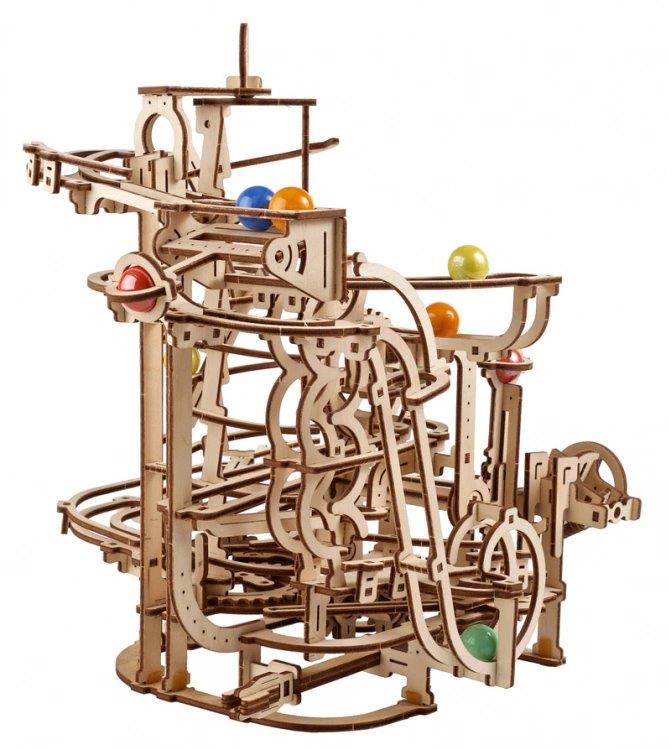 Ugears Marble Run Spiral Hoist (Marble - 4) - 7