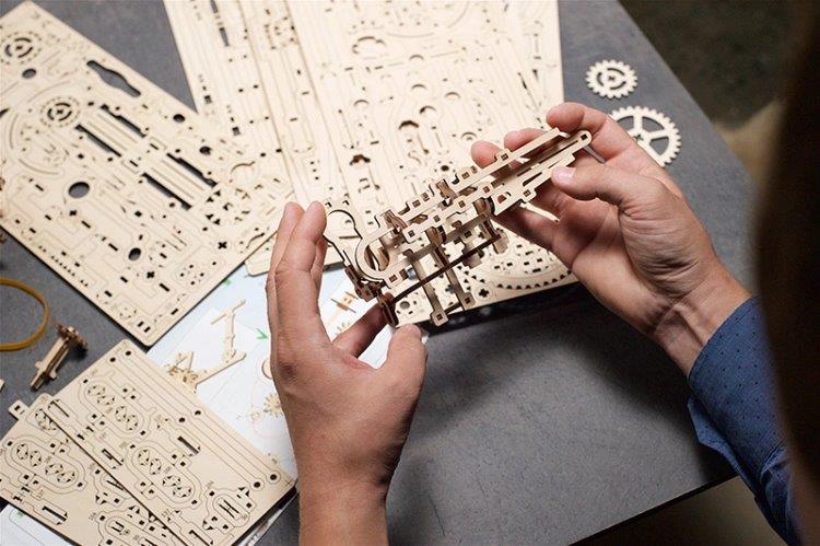 Ugears Marble Run Stepped Hoist (Marble - 2) - 13