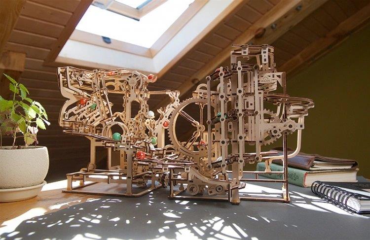 Ugears Marble Run Stepped Hoist (Marble - 2) - 19