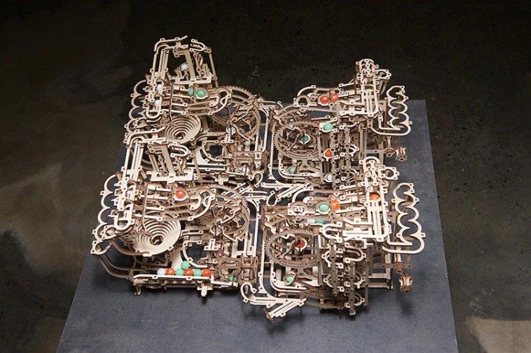 Ugears Marble Run Stepped Hoist (Marble - 2) - 20