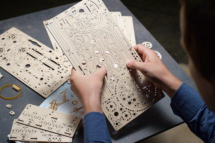 Ugears Marble Run Stepped Hoist (Marble - 2) - 14