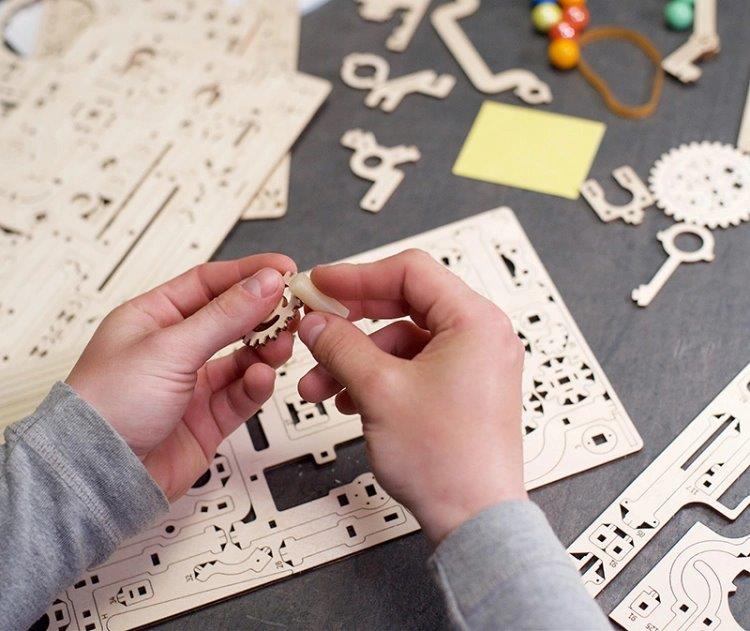 Ugears Marble Run Tiered Hoist (Marble - 3) - 15