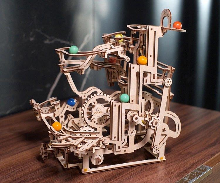 Ugears Marble Run Tiered Hoist (Marble - 3) - 17