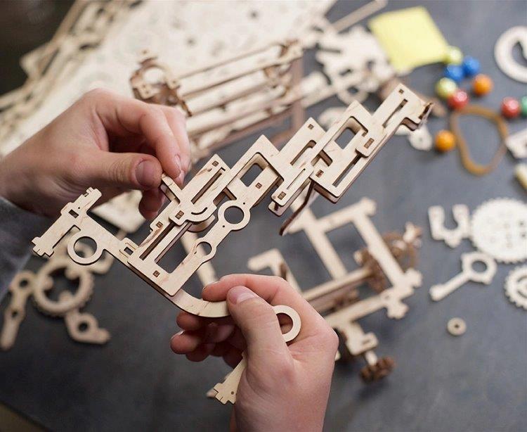 Ugears Marble Run Tiered Hoist (Marble - 3) - 11