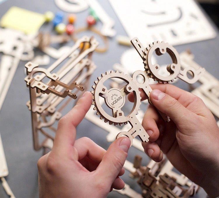 Ugears Marble Run Tiered Hoist (Marble - 3) - 16