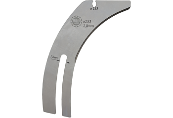Klyvkniv 2,0 mm till 250 mm
