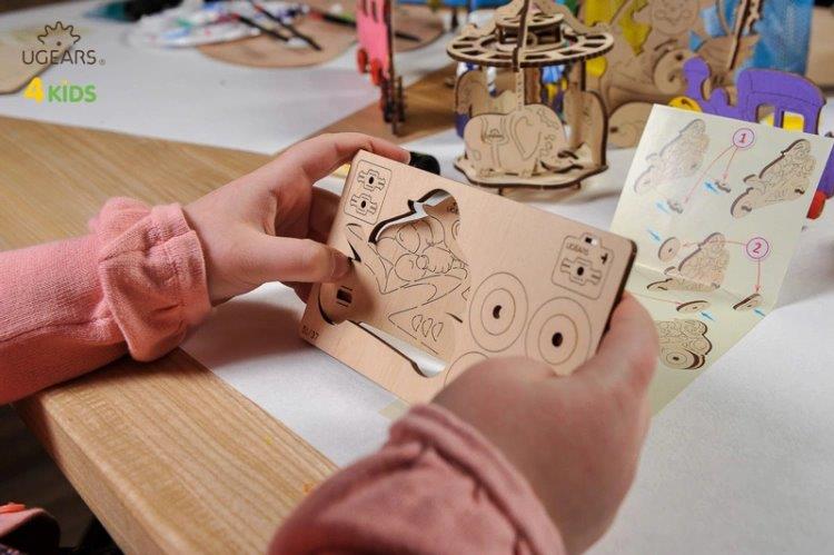 Ugears Motorcyklist - 4Kids - 6