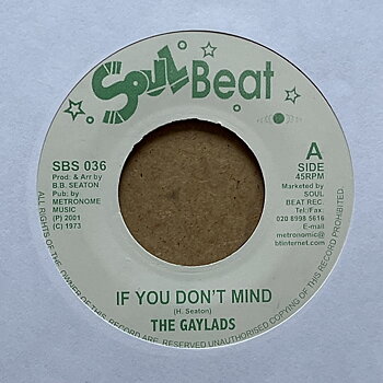 The Gaylads – If You Don't Mind/People Crying