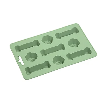 Ice cream mold with dog motif dog paws and dog legs Fiboo made of recycled material