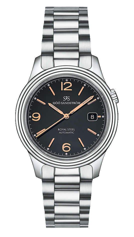 009048 Sjöö Sandström Royal Steel Classic 41 svart rosé index