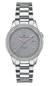 009154 Sjöö Sandström Royal Steel Classic 41 grå rosé index