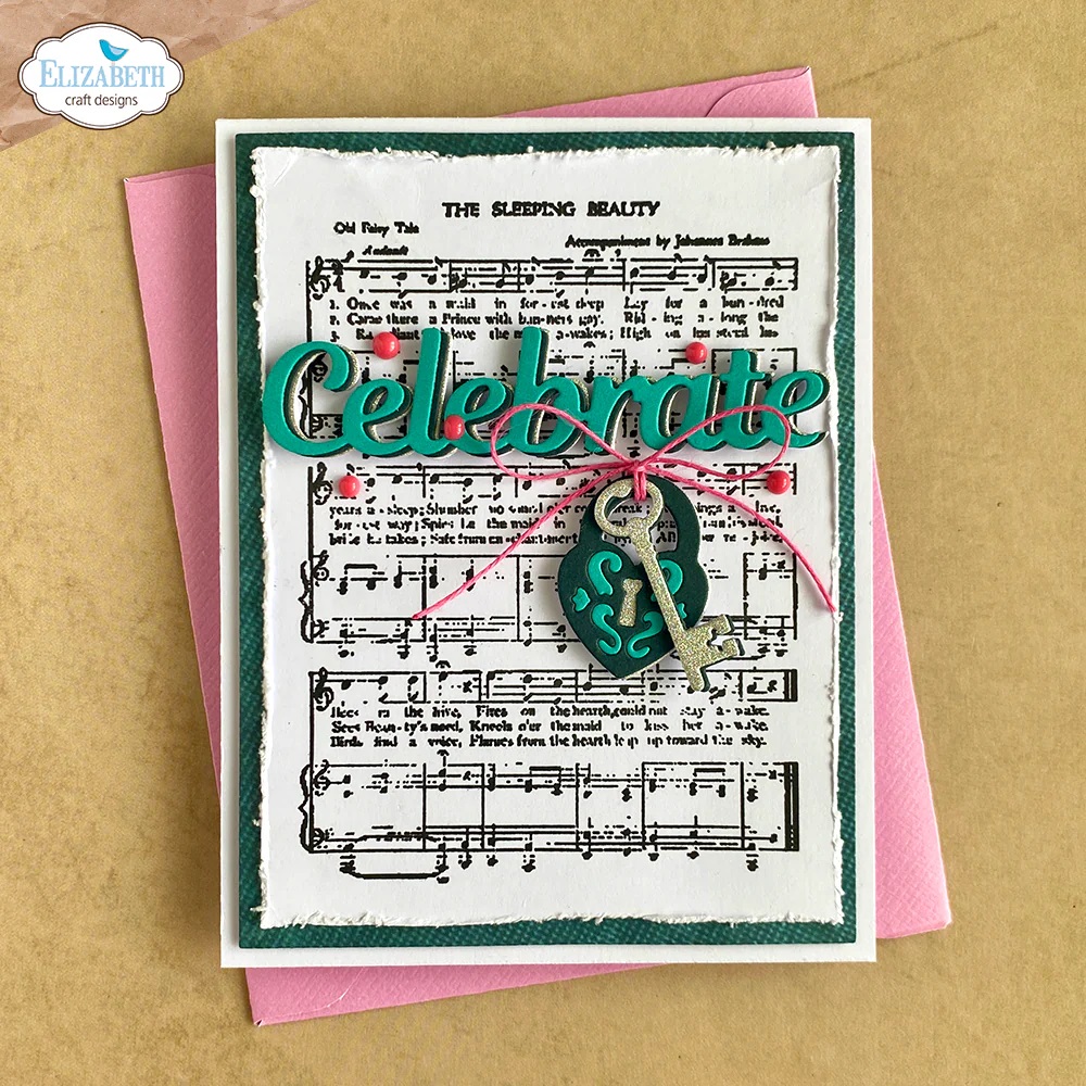 Elizabeth - Clear stamps - Music & Ornate Frame - 3