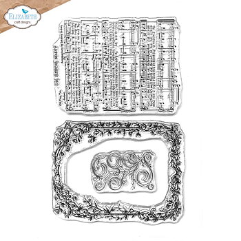 Elizabeth - Clear stamps - Music & Ornate Frame