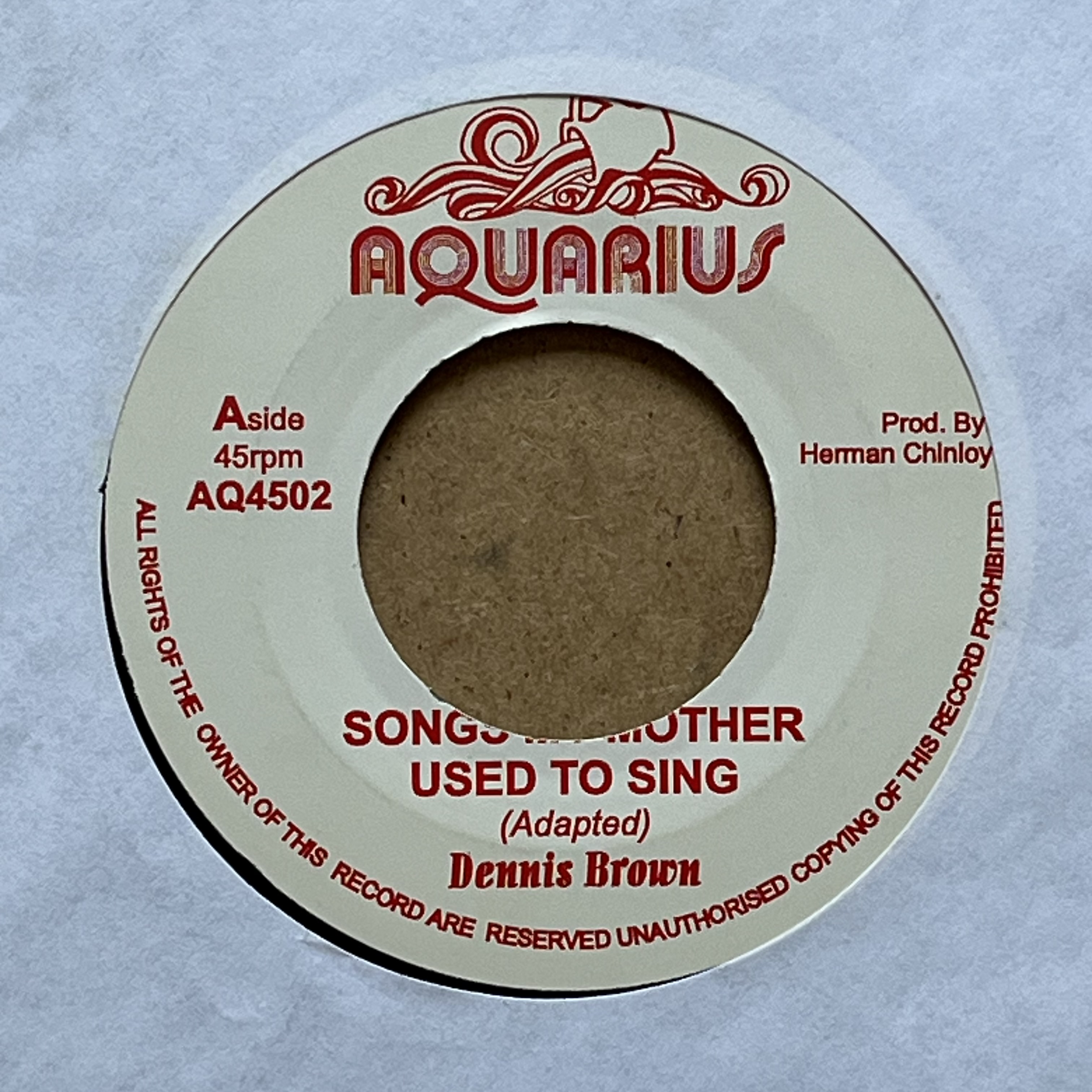 Dennis Brown/U-Roy – Songs My Mother Used To Sing/Linger You Linger