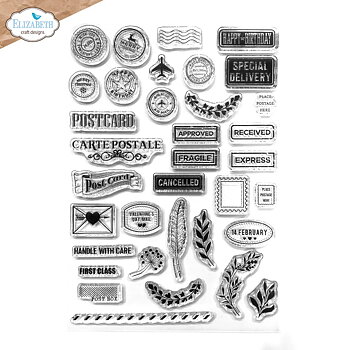 Elizabeth - Clear stamps - Postcard Parts