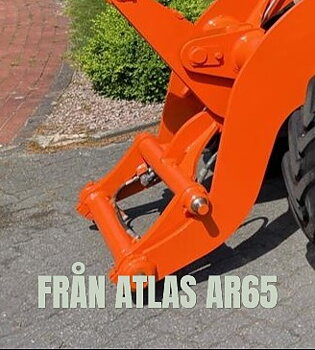 Adapter Från Atlas AR65 på lastare.