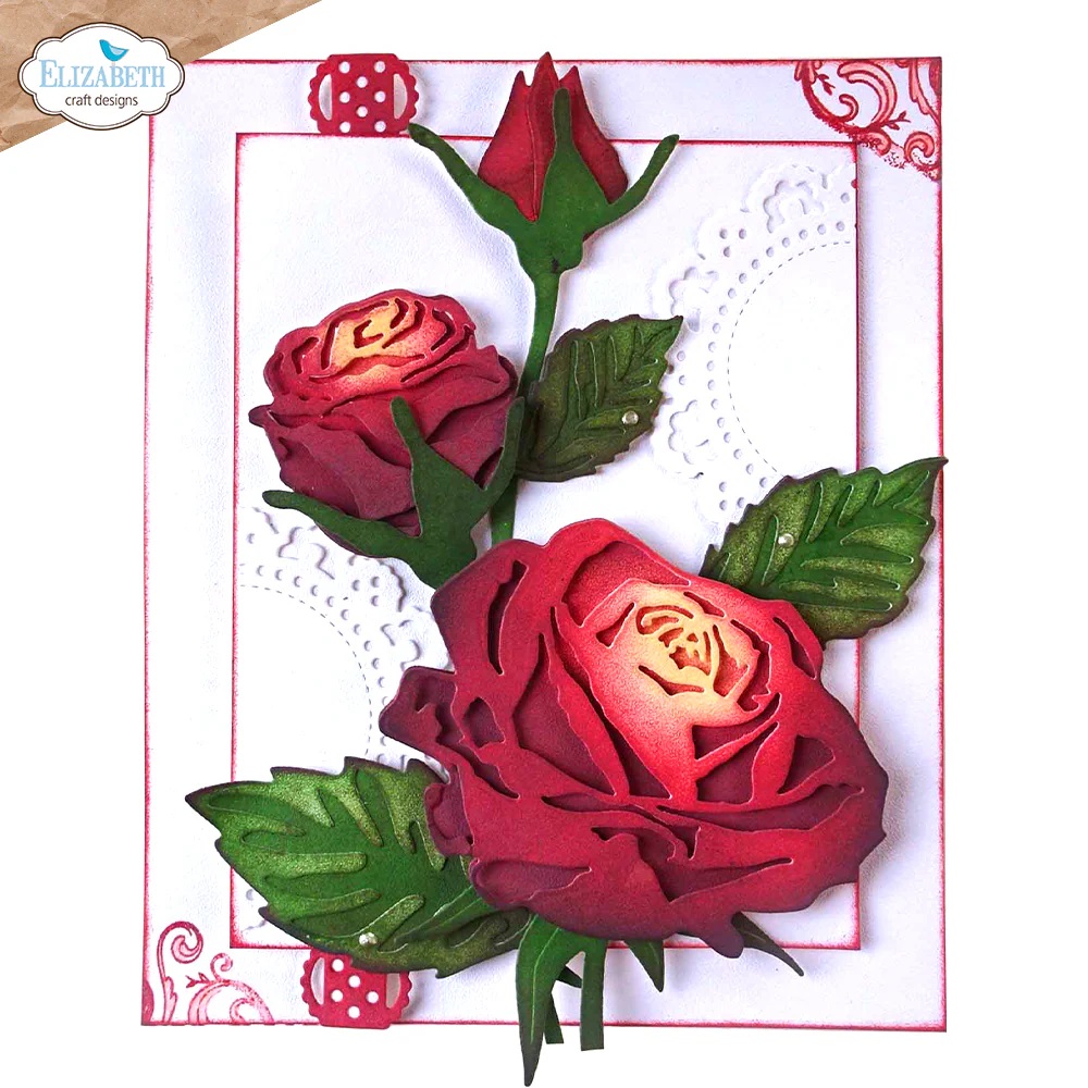 Elizabeth - Dies - Layered Roses - 3