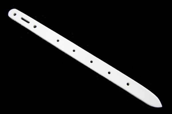 1) SNC - Shoulderstrap Endpart / Black - White - 2