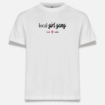 Local Girl Gang T-shirt Vit