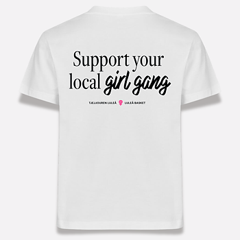 Local Girl Gang T-shirt Vit