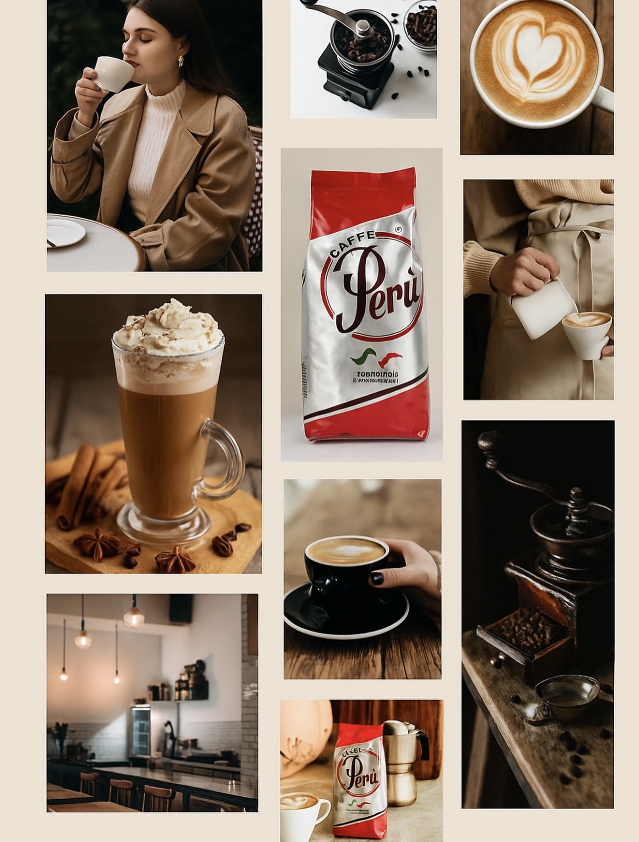 Kaffe Peru Rosso Espresso- bönor 1 kg - 2