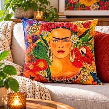 La Vida Pillowcase Frida Kahlo