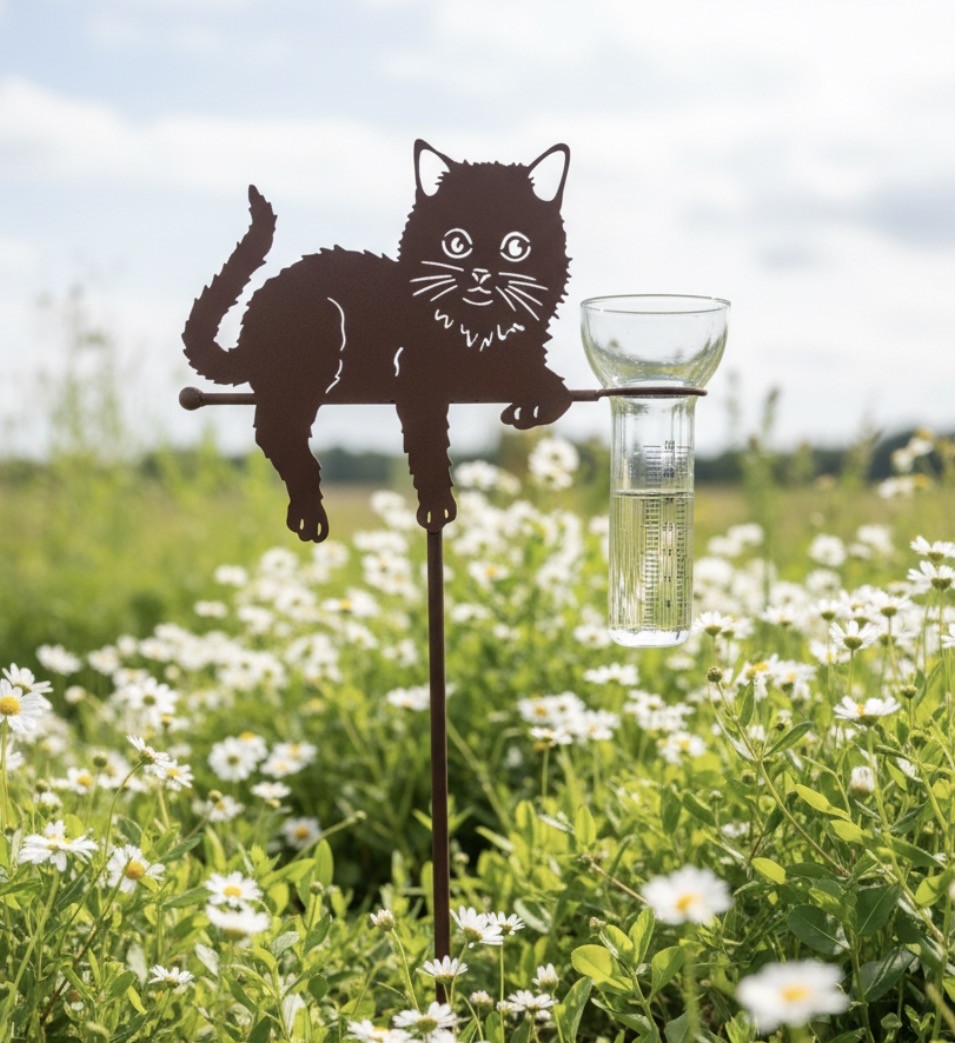 Liggande katten Smile regnmätare/6 ST PER FÖRP - 3